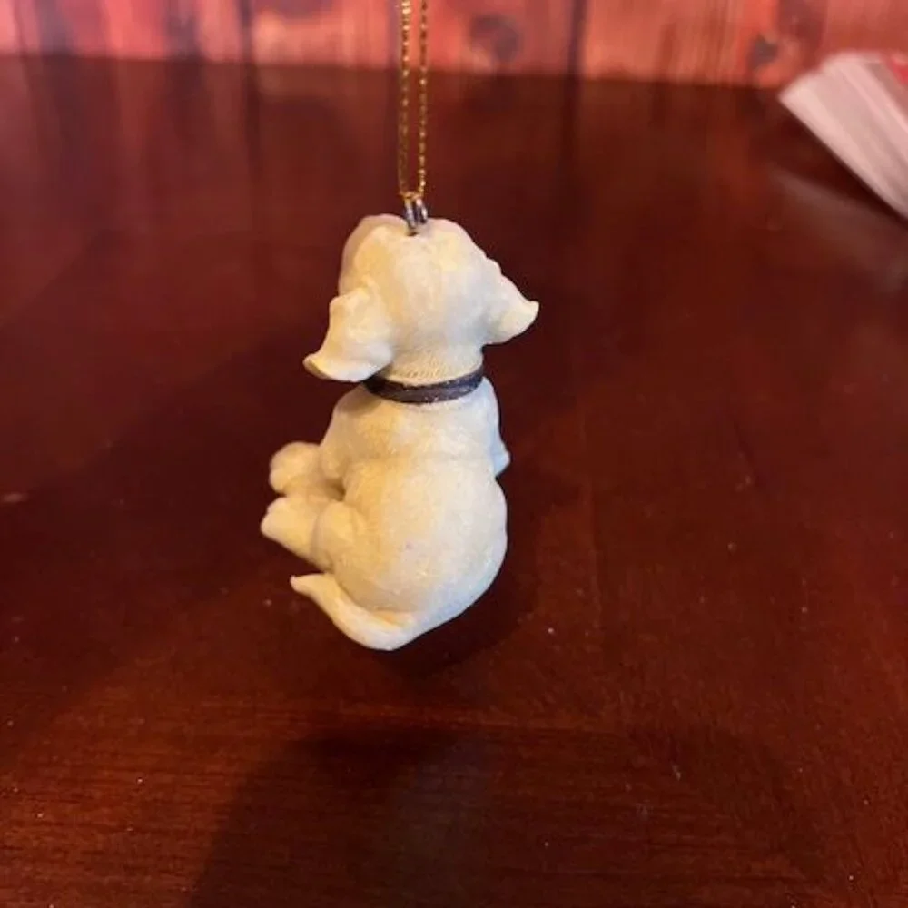 Gisela Graham Yellow Labrador Puppy christmas Ornament With Bell dog lover gift‎